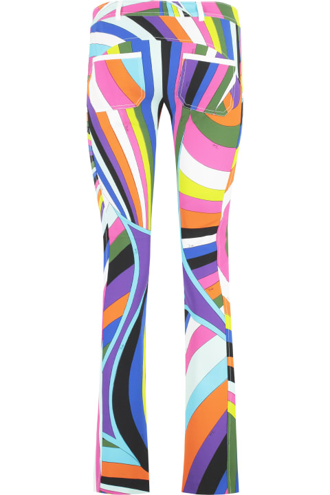 Pucci Pants & Shorts for Women Pucci Printed Cropped Trousers