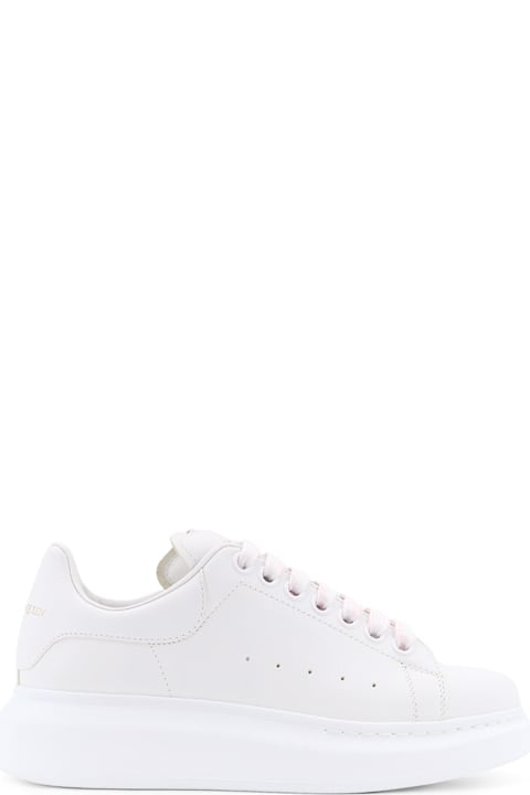 Fashion for Women Alexander McQueen Larry Leather Sneakers With Logo Detail On The Back