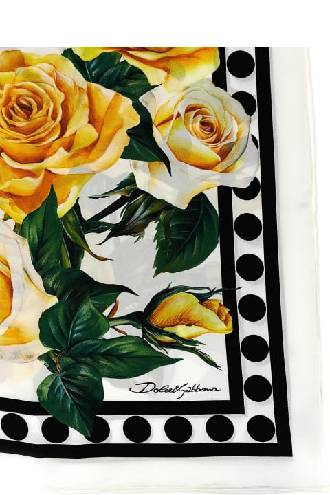 Dolce & Gabbana Accessories for Women Dolce & Gabbana 'rose Gialle' Scarf