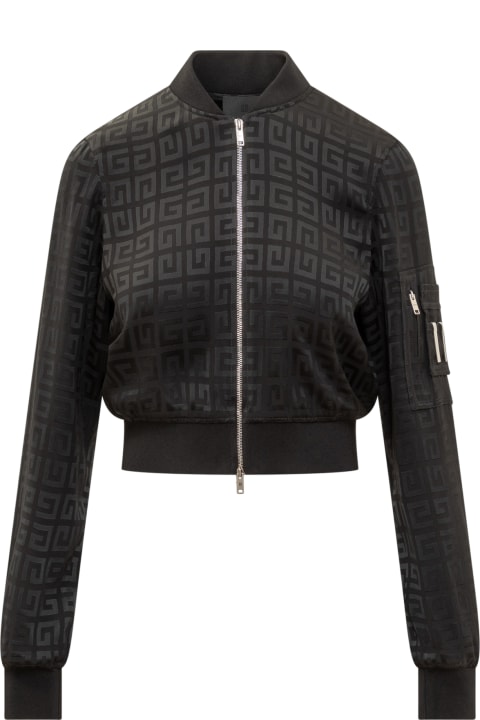 Coats & Jackets for Women Givenchy 4g Bomber Jacket