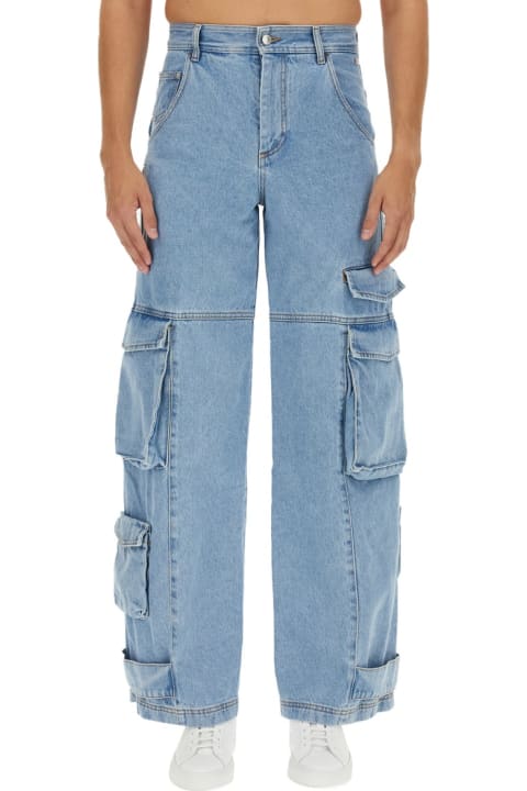 GCDS Jeans for Men GCDS Cargo Jeans