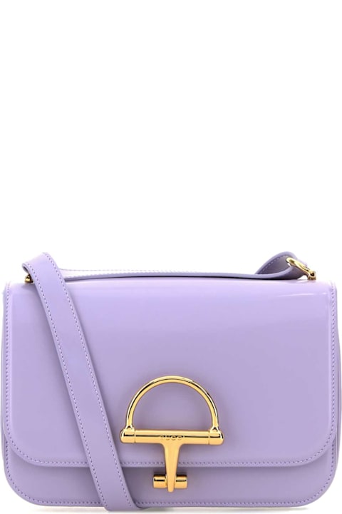 Homeware Gucci Lilac Leather Small Gucci Siena Shoulder Bag