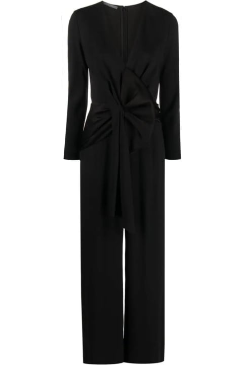 Alberta Ferretti Jumpsuits for Women Alberta Ferretti Black Acetate Blend Jumpsuit