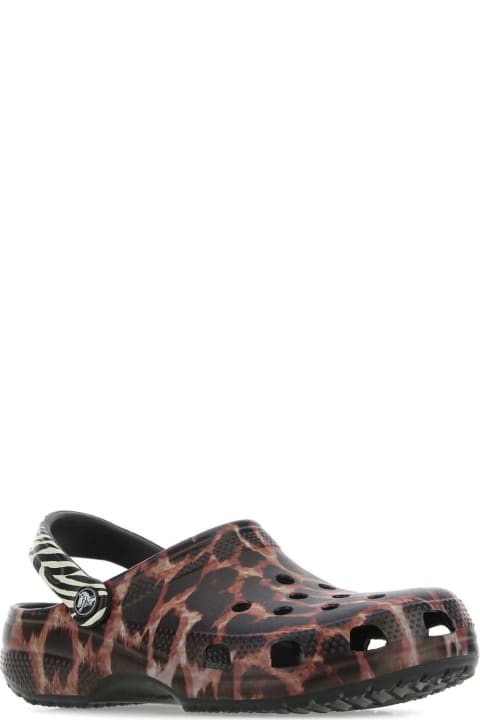 Flat Shoes for Women Crocs Printed Crosliteâ ¢ Classic Animal Remix Mules