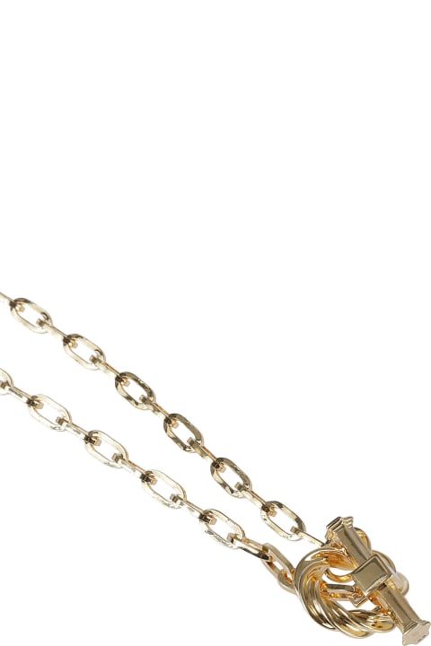 Gold Finish Sterling Necklace