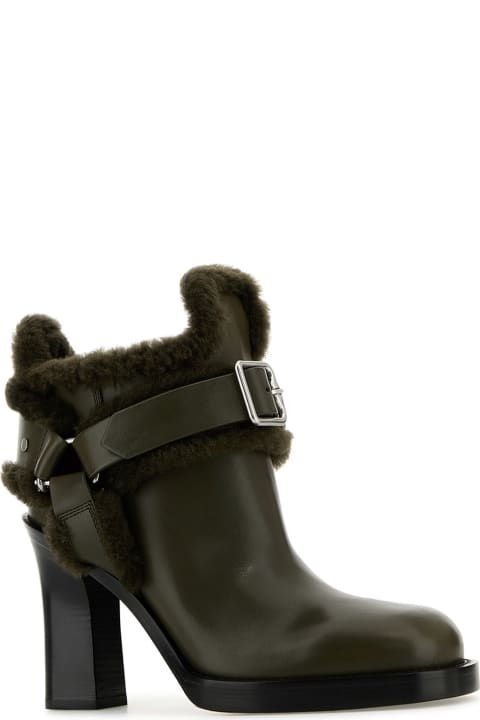 Burberry Boots for Women Burberry Lf Cozy Mini Stirrup 85