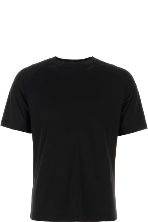 Clothing for Men Zegna Black Wool T-shirt