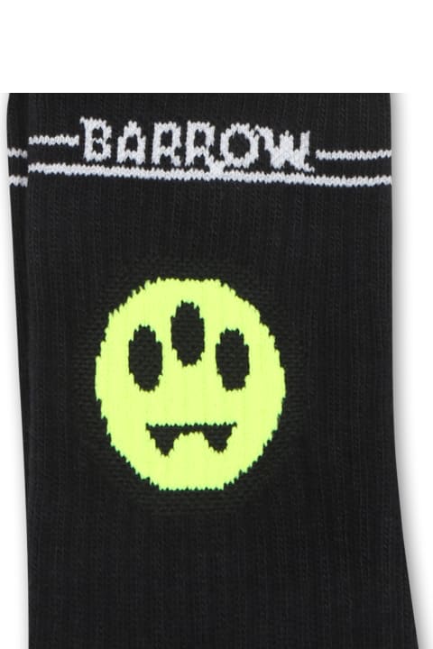 Barrow Underwear for Boys Barrow Black Socks For Kids With Smiley