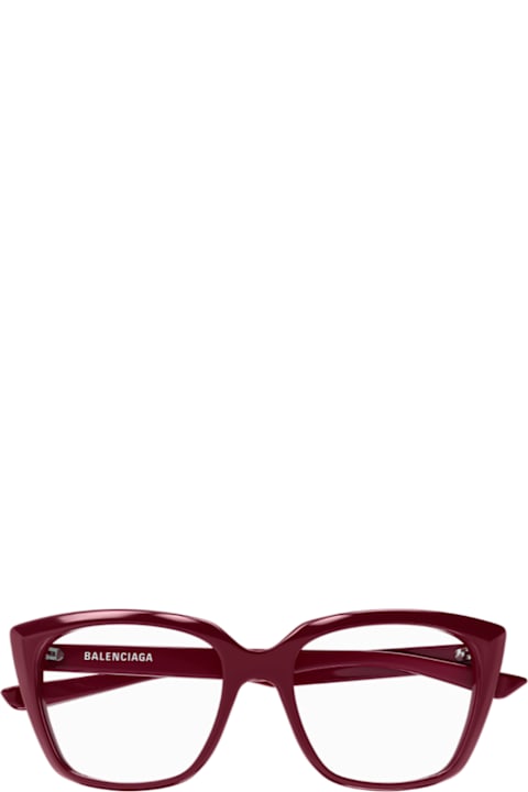 Eyewear for Women Balenciaga Eyewear Balenciaga Bb0062o Linea Everyday 008 Red Glasses