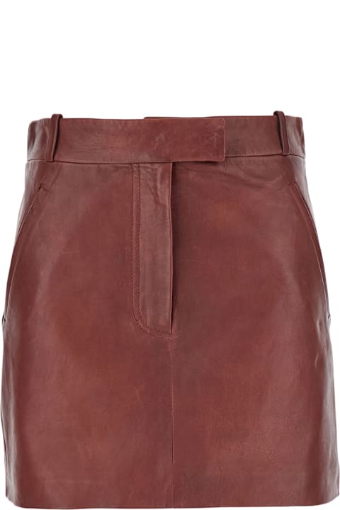 Tela for Women Tela Helen Leather Skirt