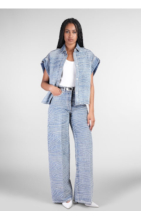 IRO for Women IRO Volcy Jeans In Blue Cotton