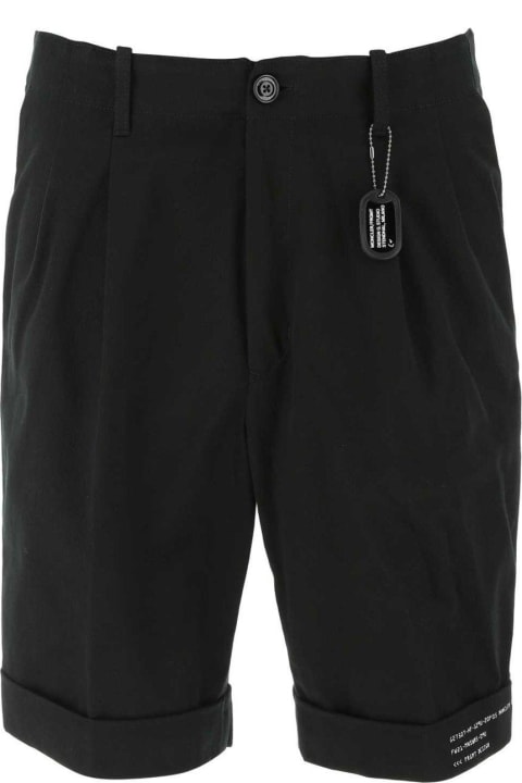 Moncler Genius Pants for Men Moncler Genius Moncler X Fragment Hiroshi Fujiwara Logo Printed Sweat Shorts