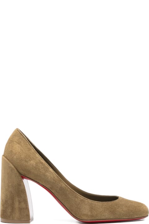 Christian Louboutin Miss Sab Suede Leather Pumps