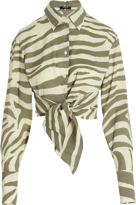 Balmain Clothing for Women Balmain Zebra Shirt