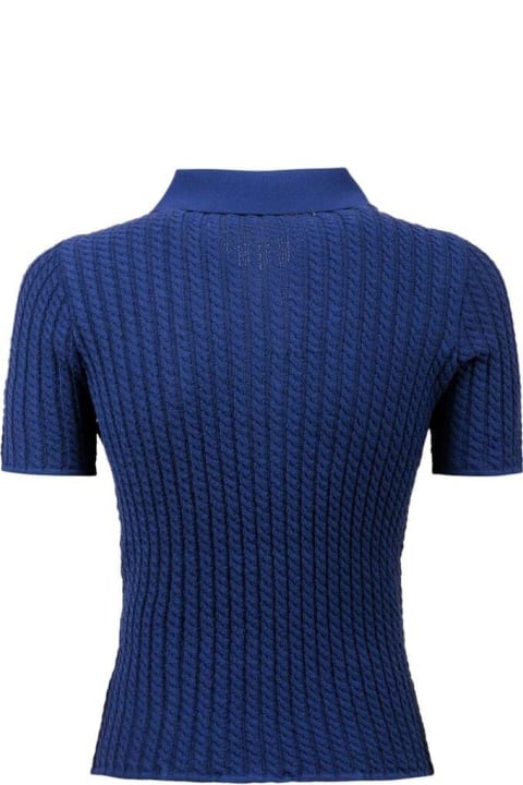 Short-sleeved Knitted Polo Shirt