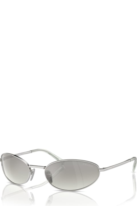 Prada Eyewear Eyewear for Women Prada Eyewear Pr A59s Silver Sunglasses