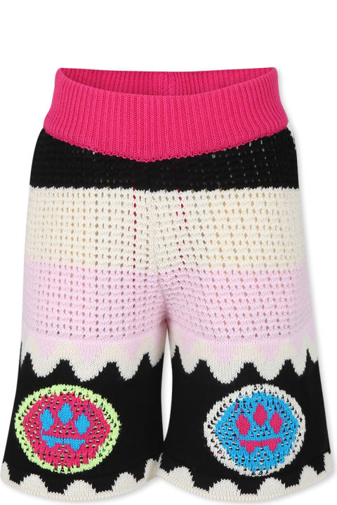Homeware Barrow Black Shorts For Girl With Smiley