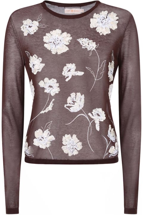 Fashion for Women Tory Burch Embellished Sweater