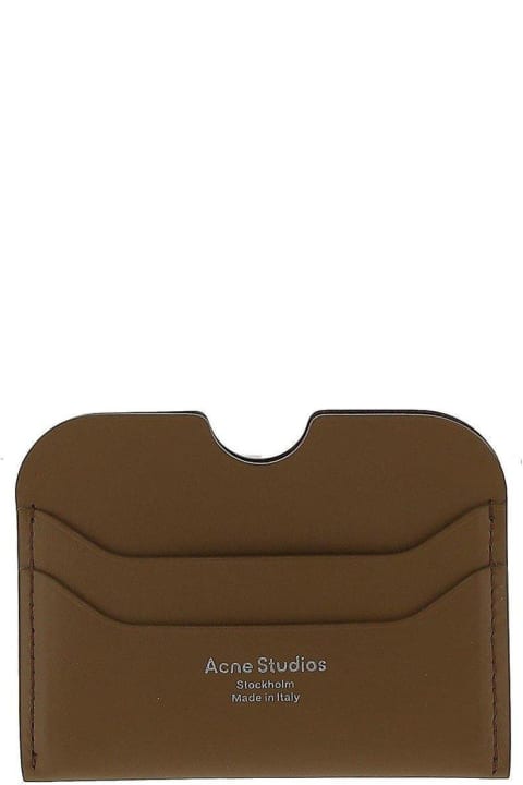 Accessories Sale for Women Acne Studios Logo Printed Cut-out Detailed Cardholder