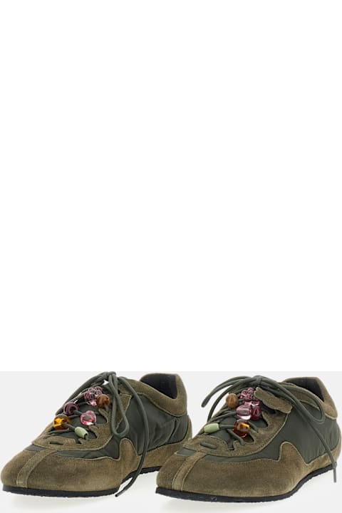 Cecilie Bahnsen Blaise Sneakers Suede Nylon