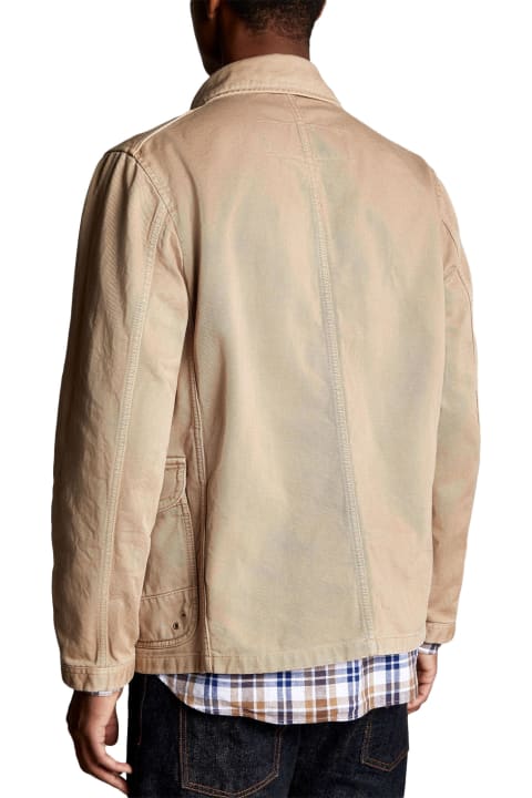 Coats & Jackets for Men Fay 4 Gancini Archive Cotton Jacket