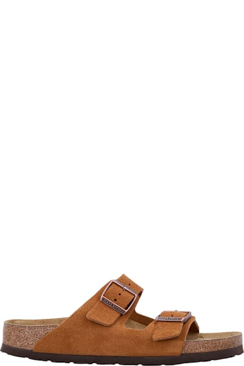 Homeware Birkenstock Suede Arizona Sandals Mink Brown