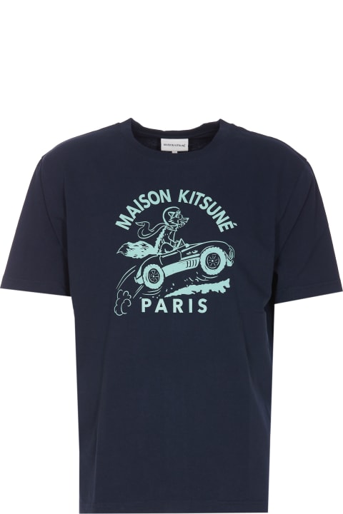Maison Kitsuné Topwear for Men Maison Kitsuné Racing Fox T-shirt