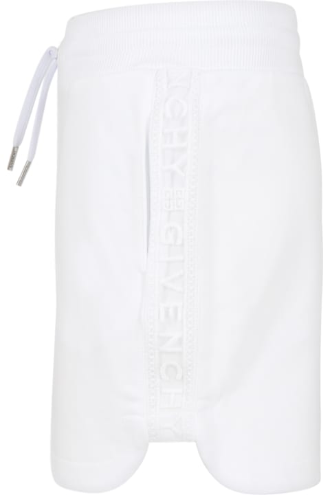 White Skirt For Girl With Logo