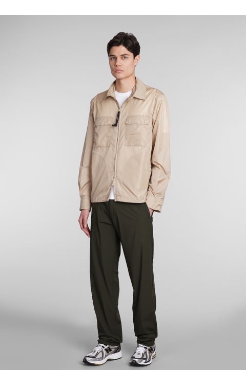 Aspesi Coats & Jackets for Men Aspesi Cam. Compton Light In Beige Polyamide