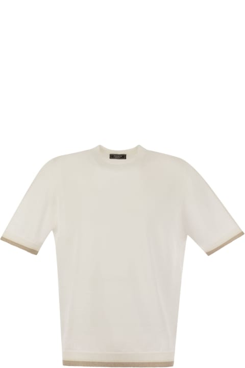 Peserico Topwear for Men Peserico T-shirt In Linen And Cotton Yarn