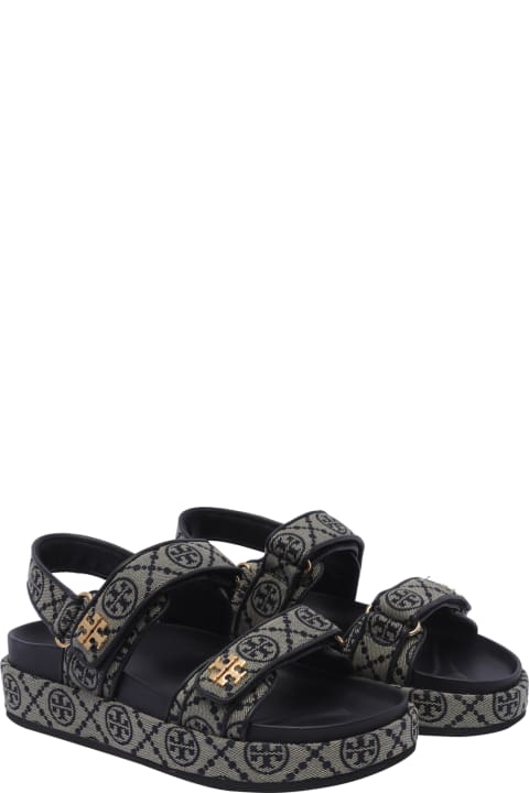 Tory Burch for Kids Tory Burch Kira Fabric Platform Sandals