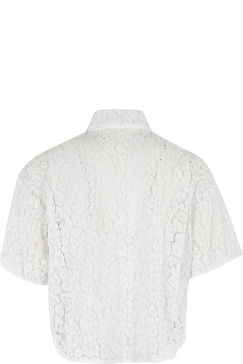 ウィメンズ MICHAEL Michael Korsのトップス MICHAEL Michael Kors Lace Crop Shirt