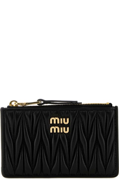 ★Miu Miu Leather Card Holder Black★ Miu Miu Leather Card Holder Black | eBay