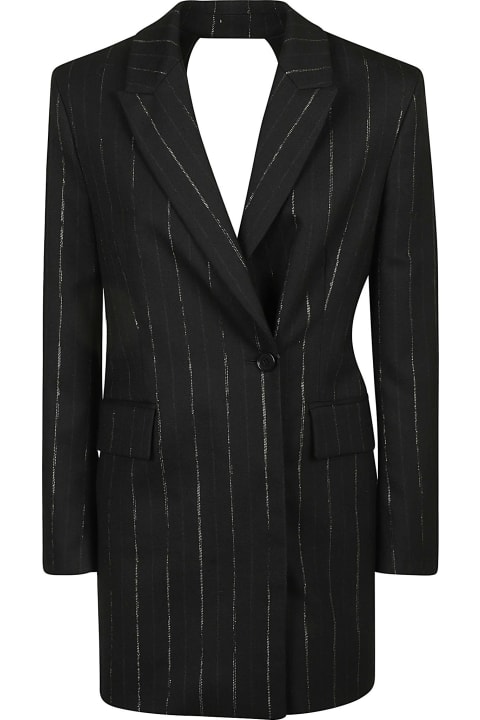 MSGM Coats & Jackets for Women MSGM Pinstripe Wrap Blazer MSGM