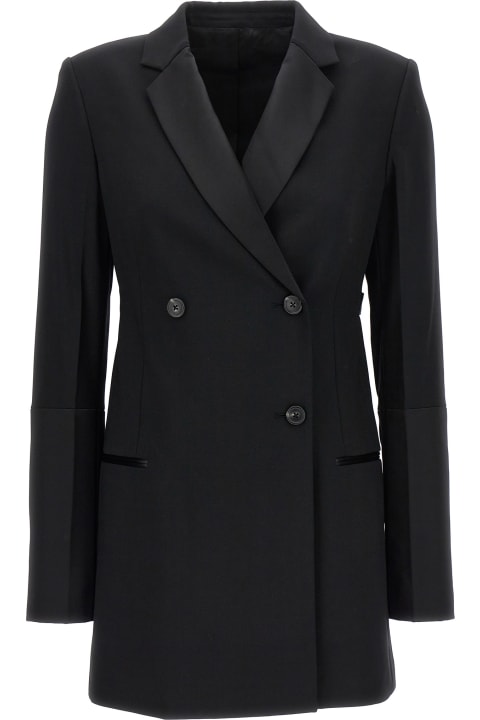 Helmut Lang Coats & Jackets for Women Helmut Lang 'tuxedo' Long Blazer