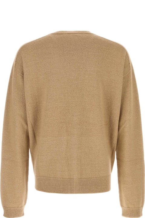 Quiet Luxury for Men The Row Camel Alpaca Blend Sheldon Cardigan