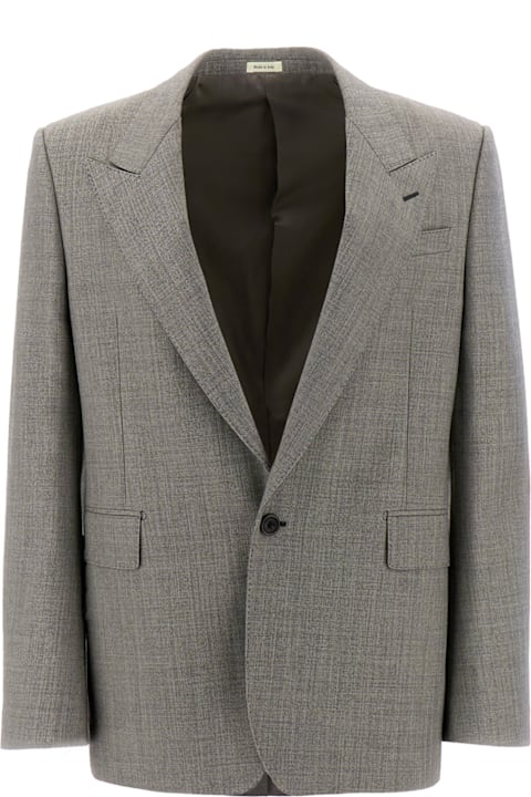 Sale for Men Alexander McQueen Grey Wool Blazer