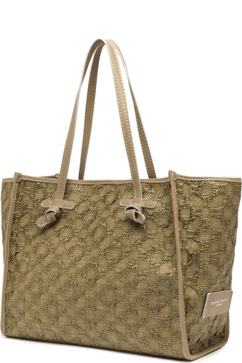 Fashion for Women Gianni Chiarini Marcella Brown Woven Straw Shopping Bag