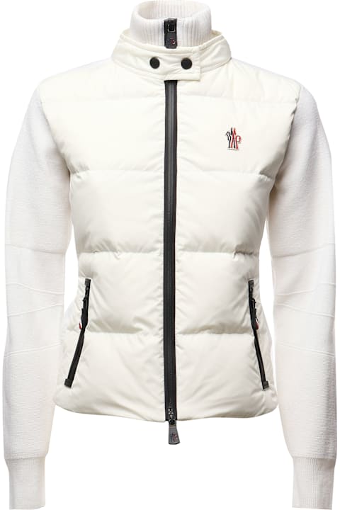 أدوات منزلية Moncler Padded Wool Cardigan With Zipper