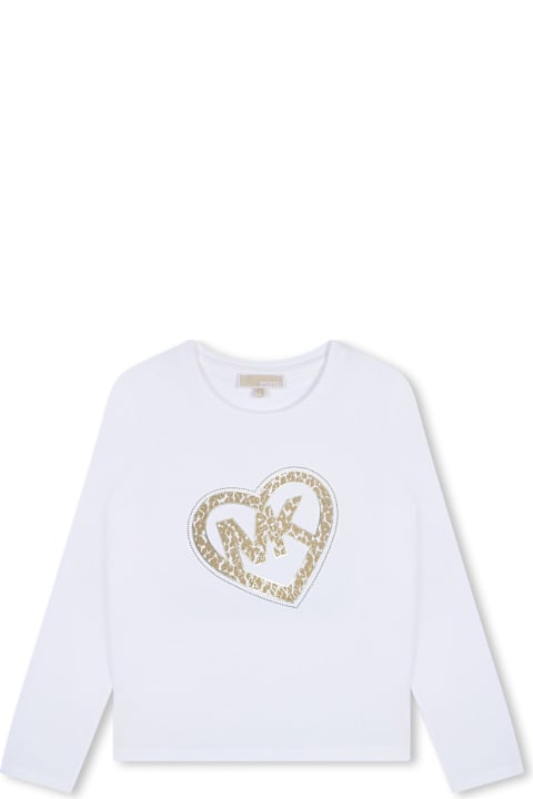 Michael Kors T-Shirts & Polo Shirts for Boys Michael Kors Crewneck T-shirt With Logo