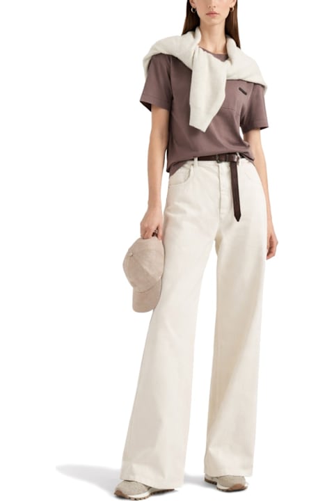 Brunello Cucinelli for Kids Brunello Cucinelli T-shirt With Pocket