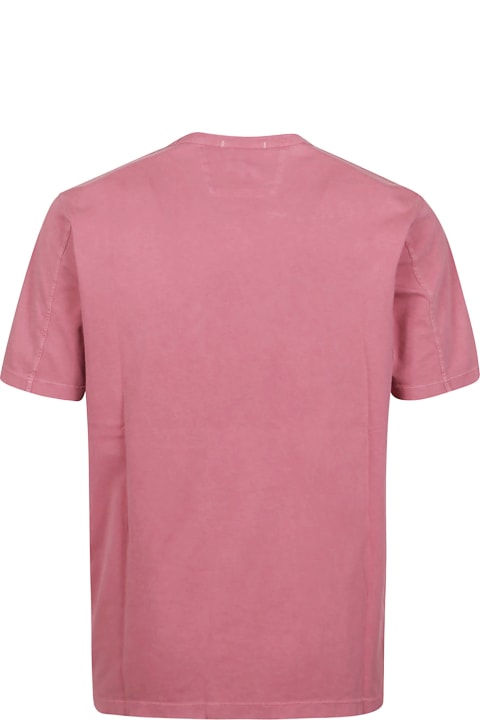 C.P. Company Topwear for Men C.P. Company 24/1 Jersey Resist Dyed Logo T-shirt