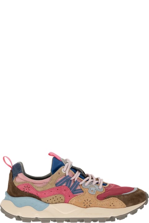 Fashion for Women Flower Mountain Yamano 3 - Sneakers In Suede And Technical Fabric