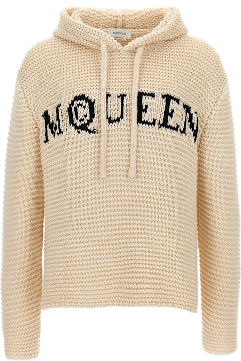 Alexander McQueen for Men Alexander McQueen Inlaid Logo Hoodie