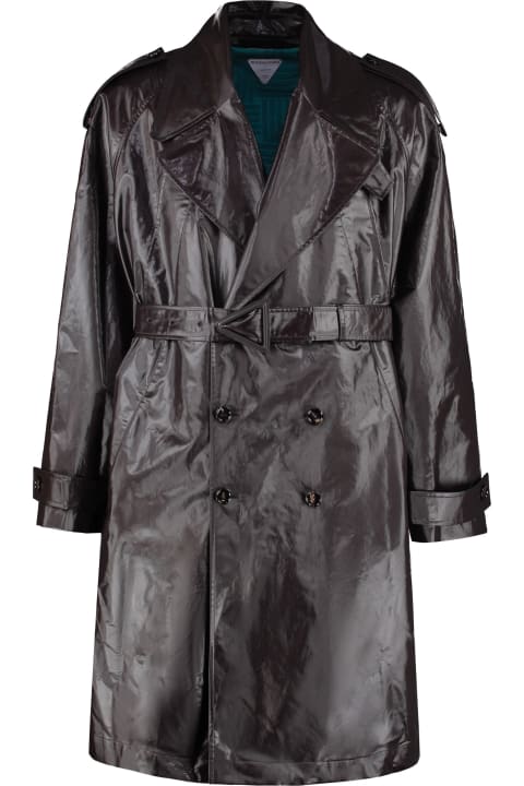 Bottega Veneta Coats & Jackets for Men Bottega Veneta Double-breasted Trench Coat