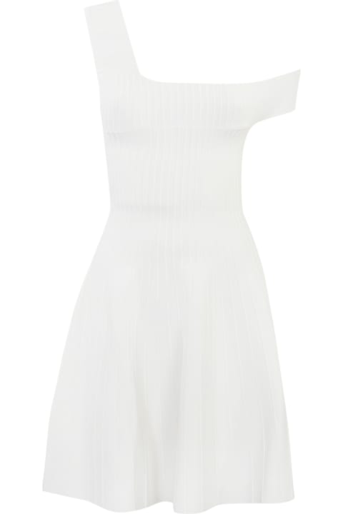 Clothing for Women Pinko Bletilla Knitted Dress With Asymmetrical Neckline