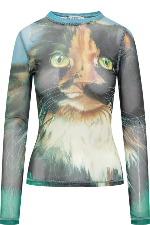 J.W. Anderson Sweaters for Women J.W. Anderson Digital Cat Top