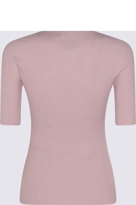 Courrèges Sweaters for Women Courrèges Pink Cotton Knitwear