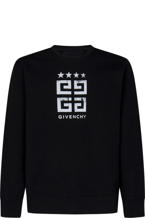 Givenchy Sale for Men Givenchy Logo Printed Crewneck Sweatshirt