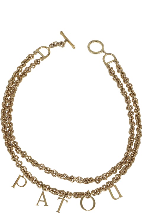 Necklaces for Women Patou Letters Double Necklace
